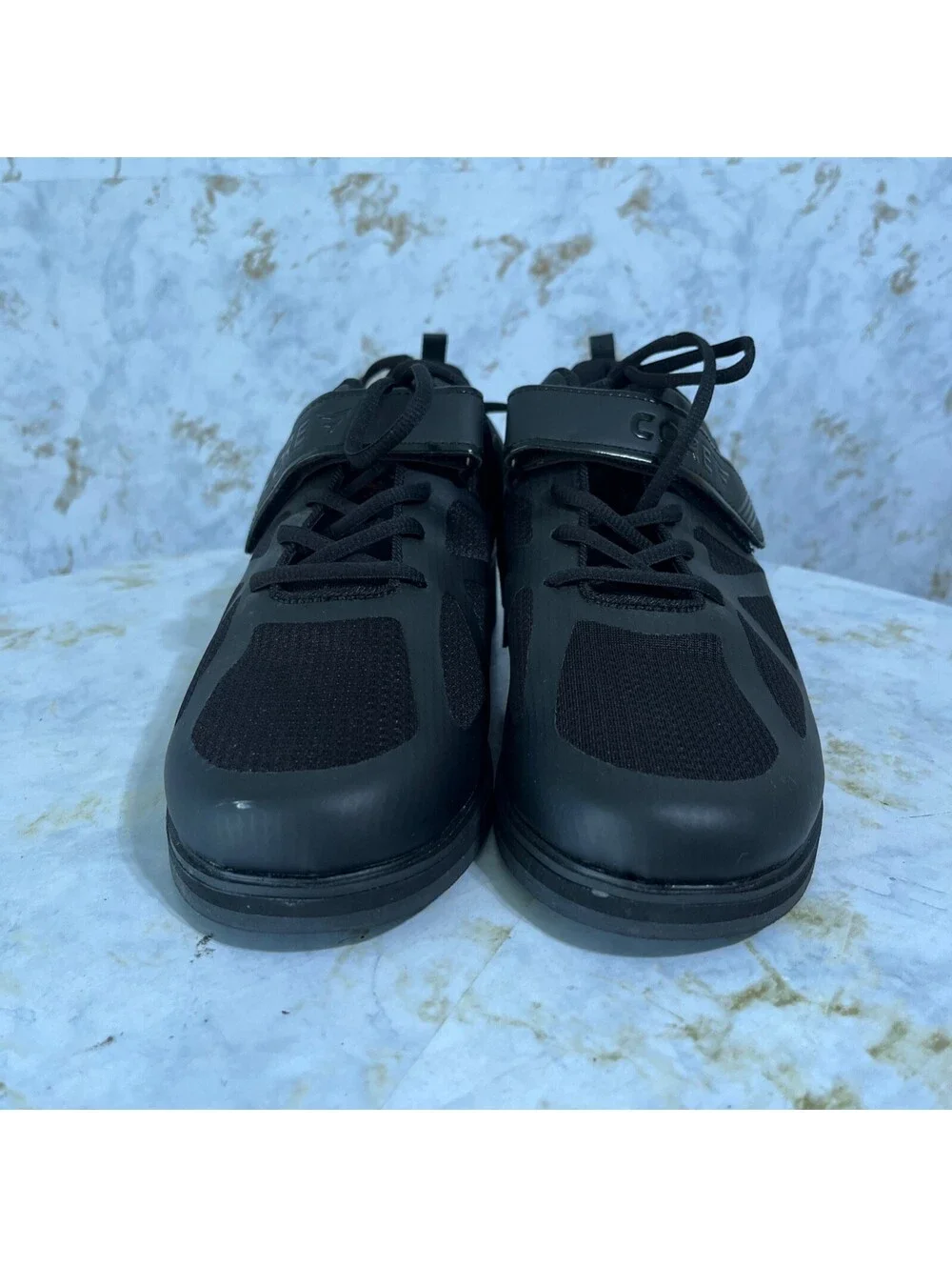 Core Men's Size 12 Shoes Black Gym Training Adjustable Weightlifting Sneakers